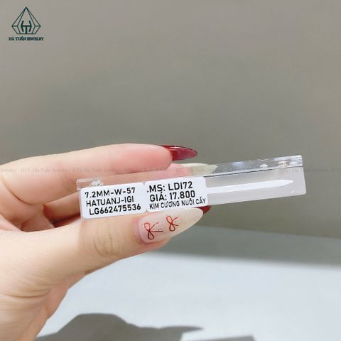 LDI72 Kim cương nuôi cấy 7.2mm-IGI LG662475536