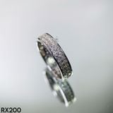  RX200 FULL MOIS 1.5mm Nhẫn 2 hàng đá 