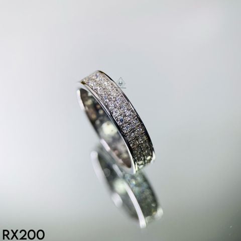 RX200 FULL MOIS 1.5mm Nhẫn 2 hàng đá