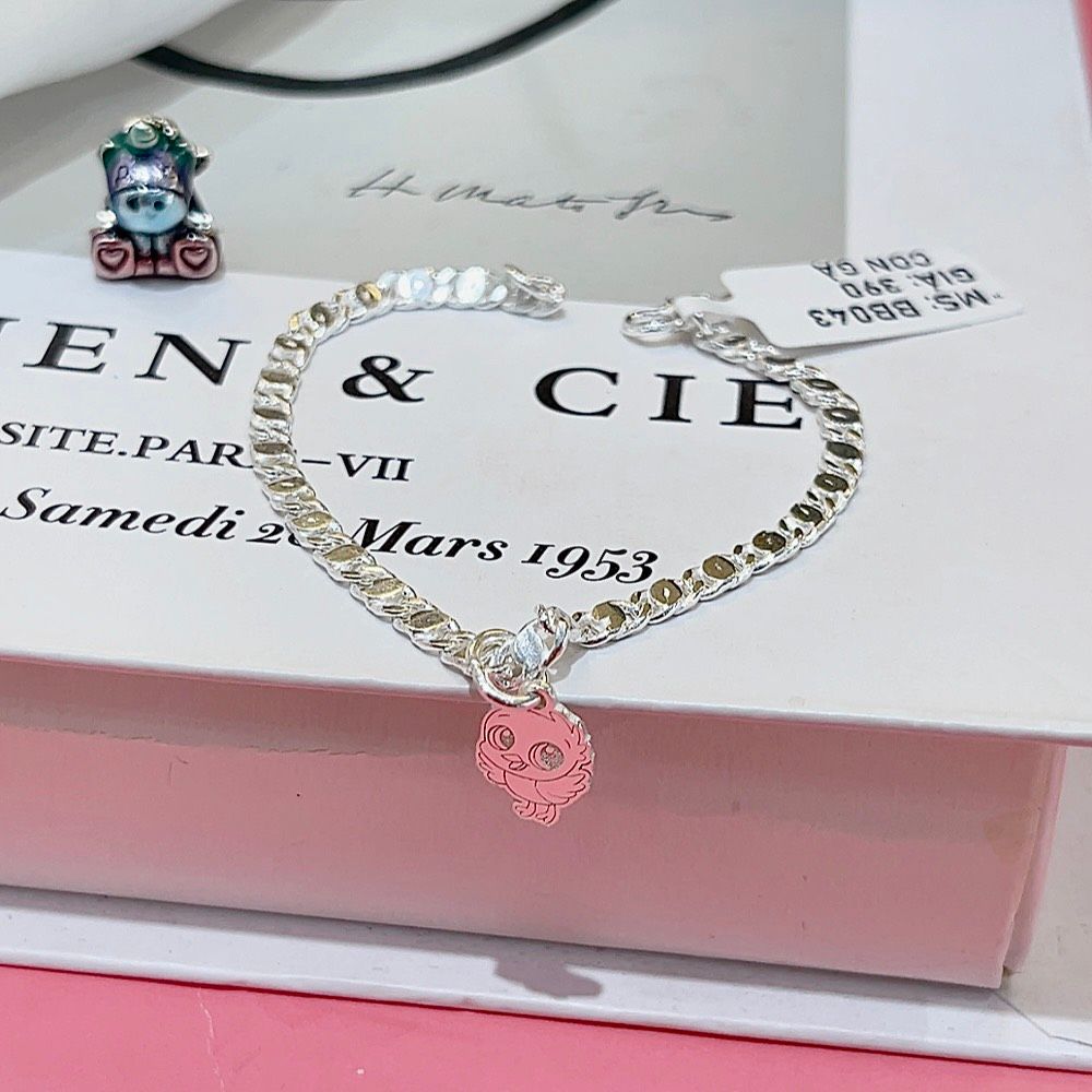  BB043 Lắc bé gắn charm 