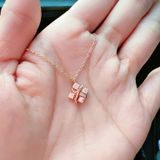  Dây chuyền xi vàng hồng mặt cắt N435 