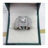  RMX094 7mm Nhẫn nam viền đá 