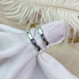  Nhẫn đôi trơn 1 đá CR141 