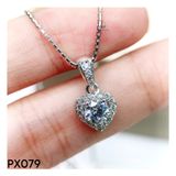  PX079 5mm Mặt dây trái tim 