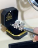  E037 Bông tai khoen baguette 