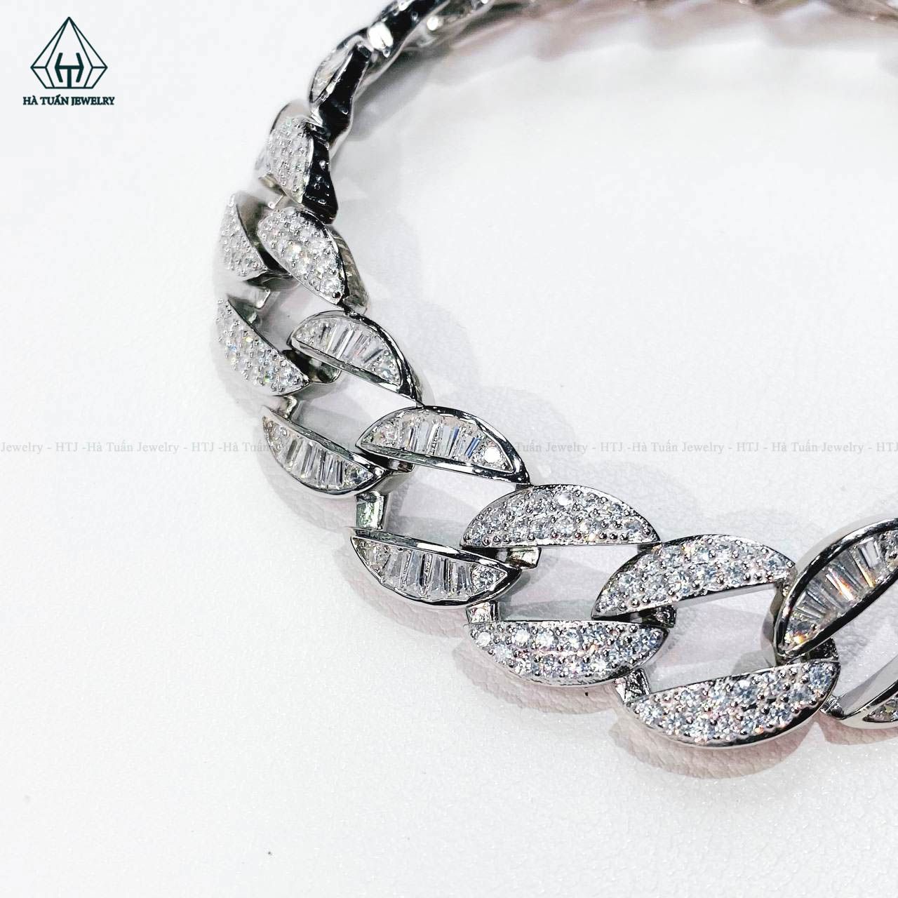  B013 12.5mm Lắc tay Cuban 