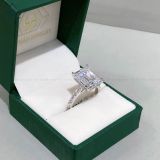  R962 Nhẫn nữ Emerald 10*12 