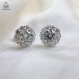  EX389 7.5mm Bông tai hoa 10 cánh 