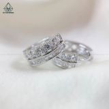  E014 Bông khoen 2 hàng đá 