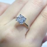  R936 Nhẫn nữ đá Cushion 