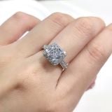  R940 Nhẫn nữ chủ CZ Cushion 7mm 