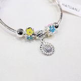  BB088 Vòng tay bé charm rơi hoa đồng tiền 
