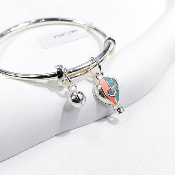  BB004 Vòng cứng baby tim đỏ 
