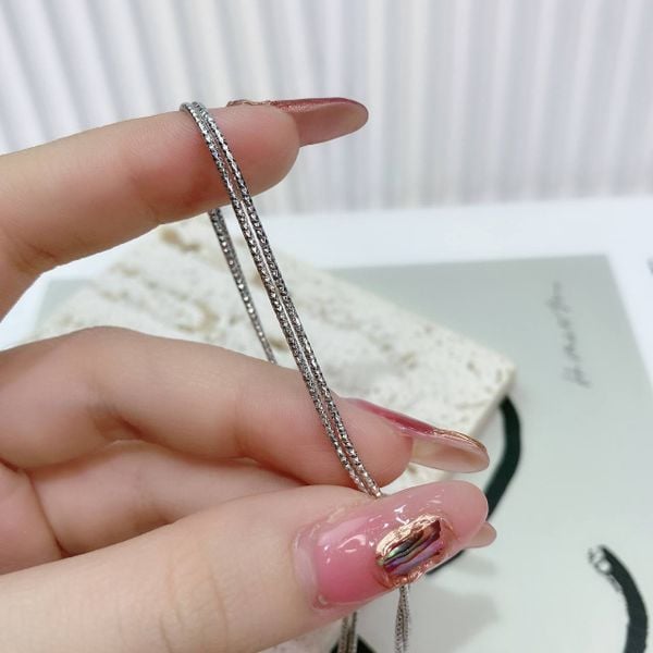 NCX034 1.5mm Dây chuyền mì kim cương 