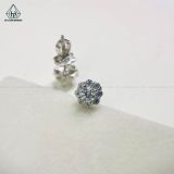  EX418 4mm Bông tai hoa đá nhỏ 