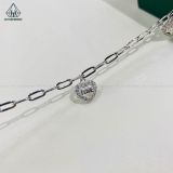  A421 Lắc chân tim đá LOVE 