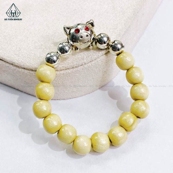  BB024 Vòng dâu tằm con heo 