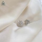  EX416 5mm Bông tai hoa cúc 10 cánh 