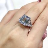  R938 10*12mm Nhẫn nữ đá Emerald 