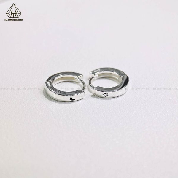  EB005 Bông tai khoen mặt trời 