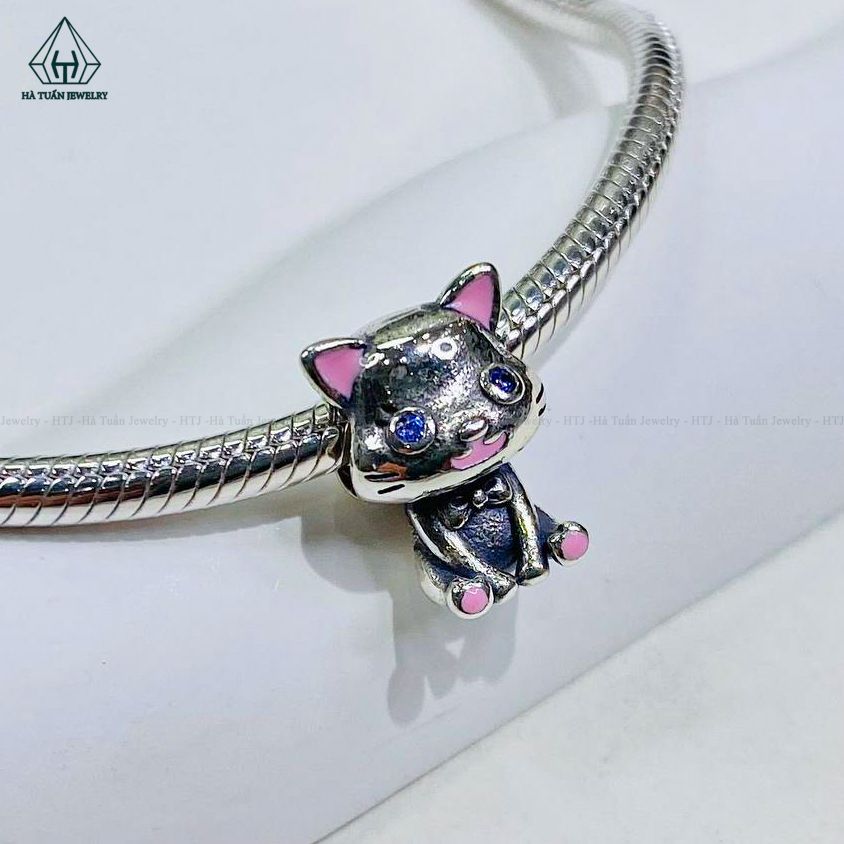  C511 Charm mèo hồng 