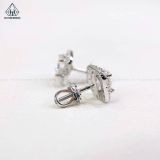  EX471 6mm Bông tai vuông tròn 