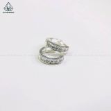  EB008 Bông tai khoen bé baguette 