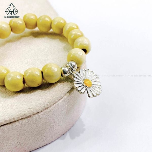  BB052 Vòng dâu tằm charm hoa 