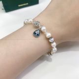  PE013 Vòng ngọc trai phối charm cây gia đình 