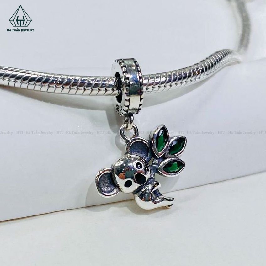  C519 Charm gấu koala ôm cây trúc 