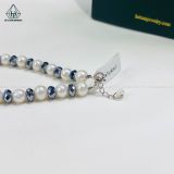  PE005 Vòng ngọc trai phối pha lê 