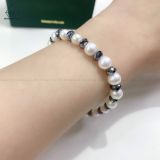  PE005 Vòng ngọc trai phối pha lê 