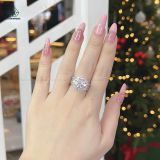  RX480 7mm Nhẫn nữ viền baguette 