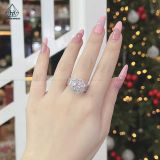  RX482 7mm Nhẫn nữ đài hoa 8 cánh 