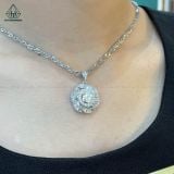  PX202 8mm Mặt dây hoa hồng 