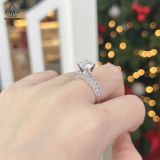  RX481 7.5mm Nhẫn nữ viền vuông 