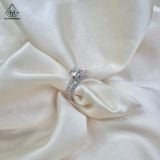  RX481 7.5mm Nhẫn nữ viền vuông 