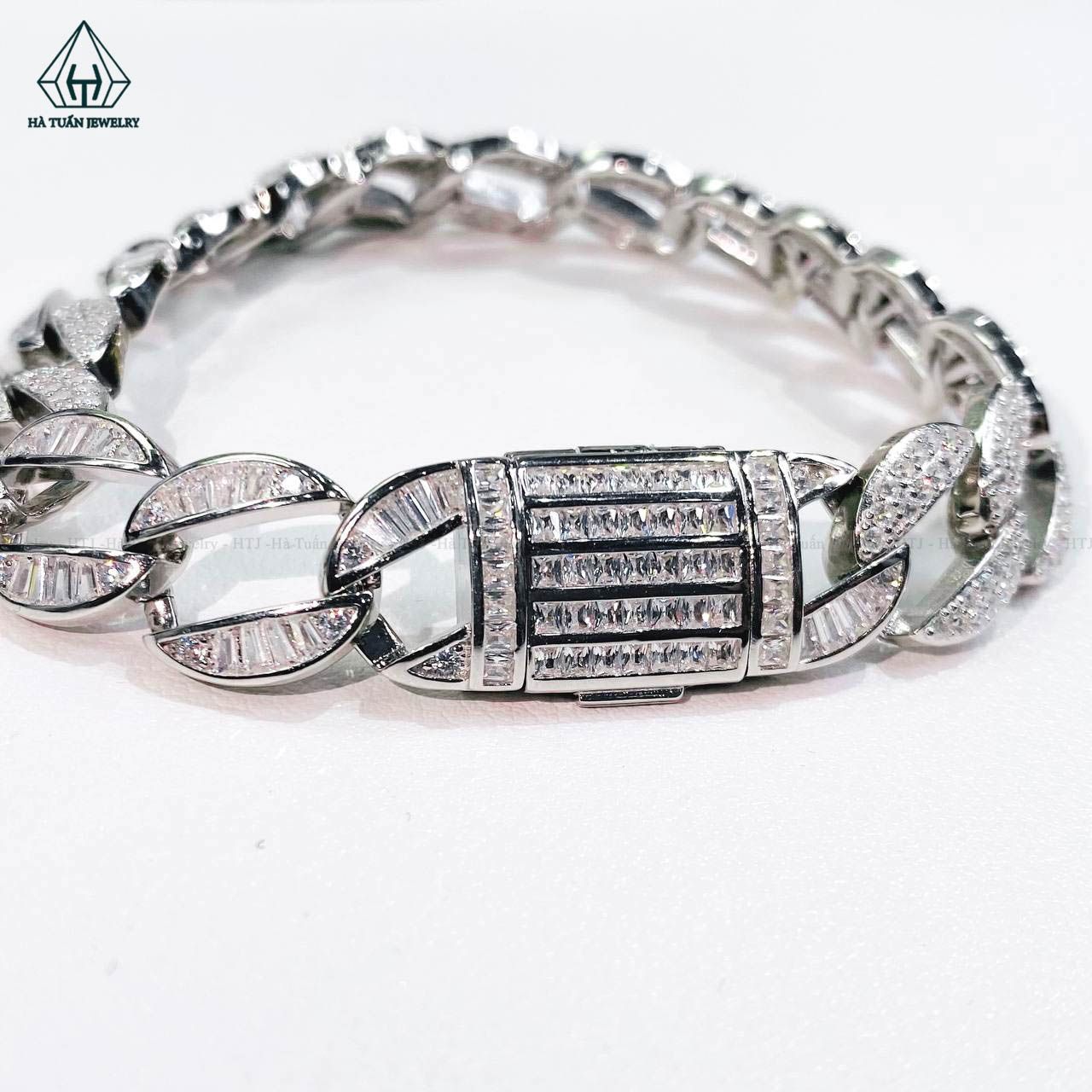  B013 12.5mm Lắc tay Cuban 