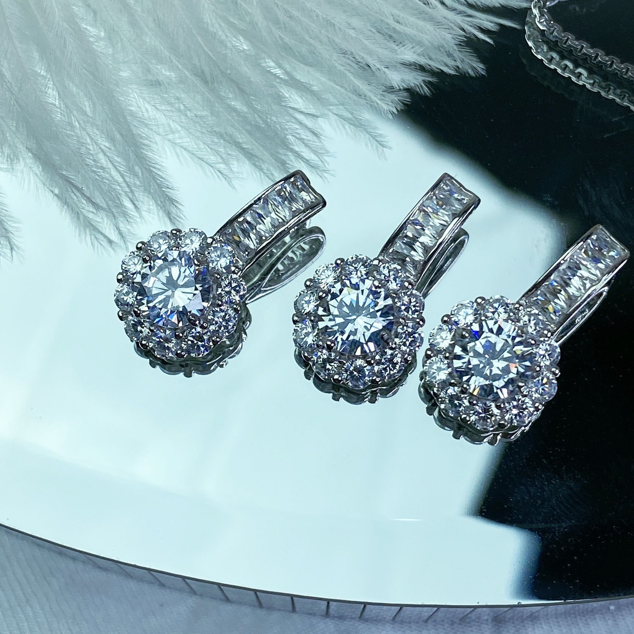  PX017 8mm Mặt dây hoa 