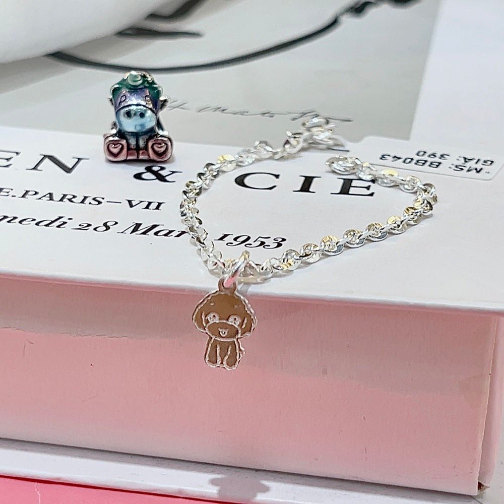  BB043 Lắc bé gắn charm 