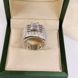  RMX067 7mm Nhẫn nam viền baguette 