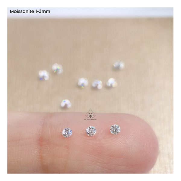  Moissanite tấm tròn MWR 