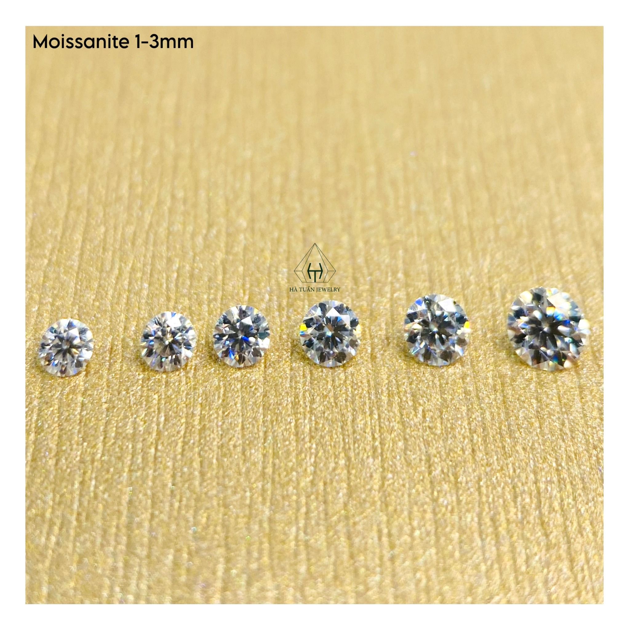  Moissanite tấm tròn MWR 