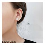  EX057 7mm Bông tai hoa cánh nhọn 