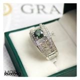  RMX090 6mm Nhẫn nam viền baguette 