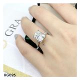  RG025 VT18K RADIANT 4.0ct 10*8mm 