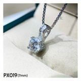  PX019 7mm  Mặt dây đá 