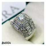  RMX104 7.2mm Nhẫn nam viền tròn 