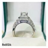  RMX104 7.2mm Nhẫn nam viền tròn 