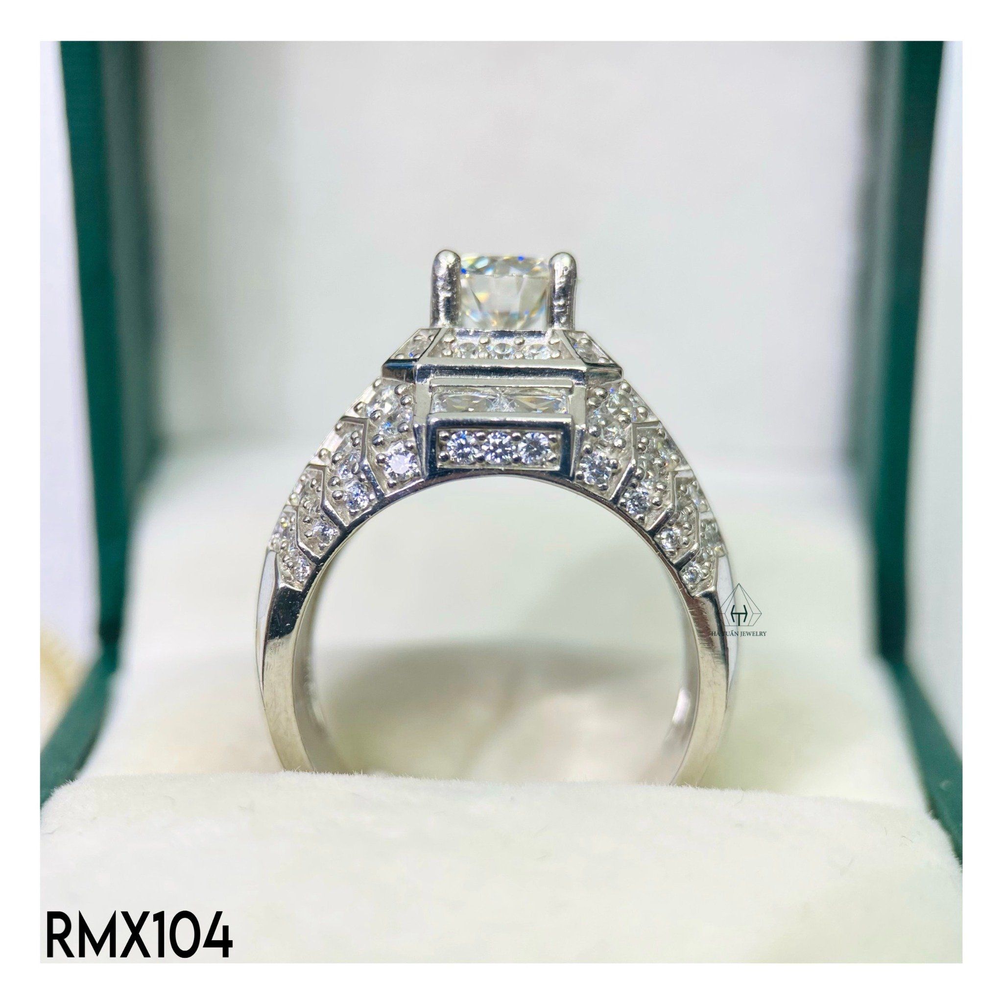  RMX104 7.2mm Nhẫn nam viền tròn 